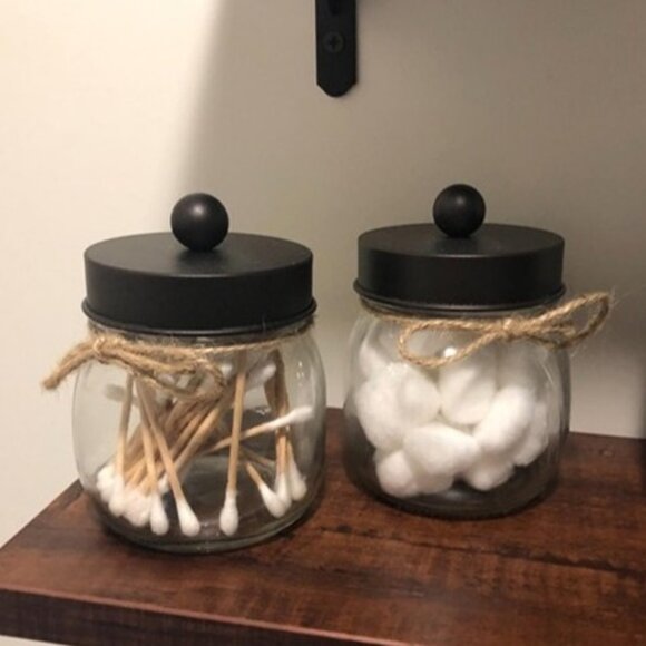 NEW 2Pack Bathroom Organizers and Storage Qtip Holder Bathroom Decorations - Picture 8 of 9